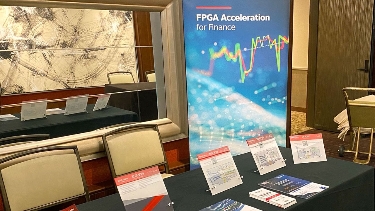 HPC on Wall Street booth photo