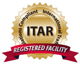 ITAR Registered Facility badge