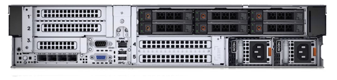 Back panel view TeraBox 201DE